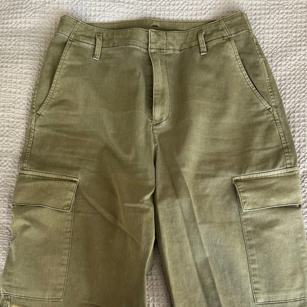 GAP Khaki Casual Trousers, Olive, 8